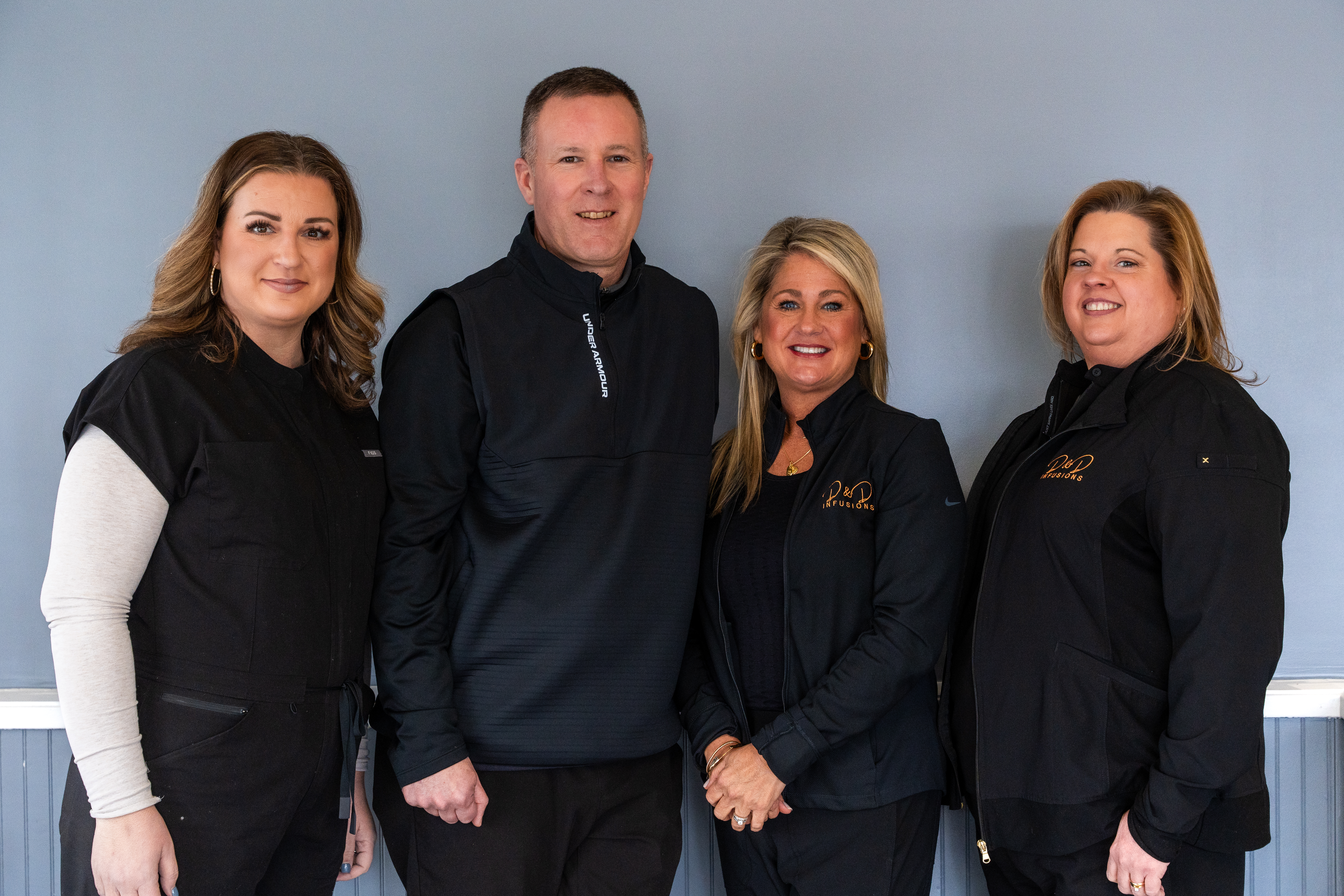 Nurse preparing an infusion